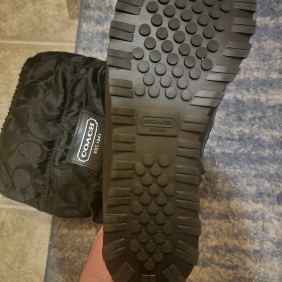 Coach women's boots size 9 black - Picture 3 of 6